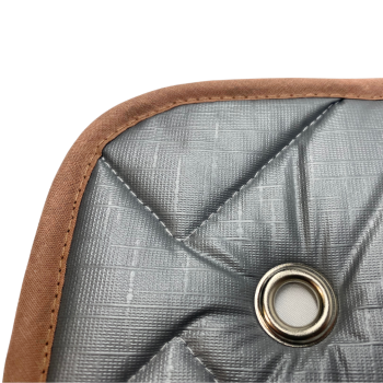 Thermomatte grau - Band braun